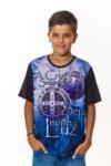 Camiseta Infantil Católica Medalha de São Bento