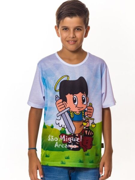 Camiseta Infantil São Miguel Arcanjo