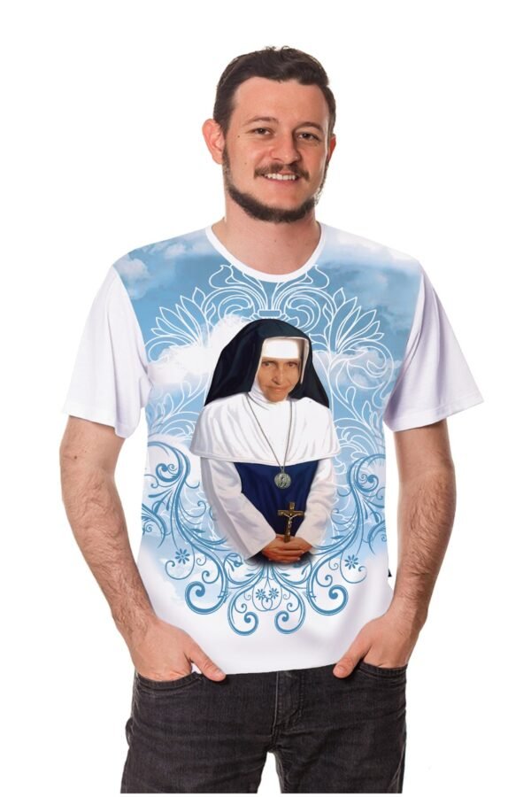 Camiseta com Imagem da Santa Dulce dos Pobres