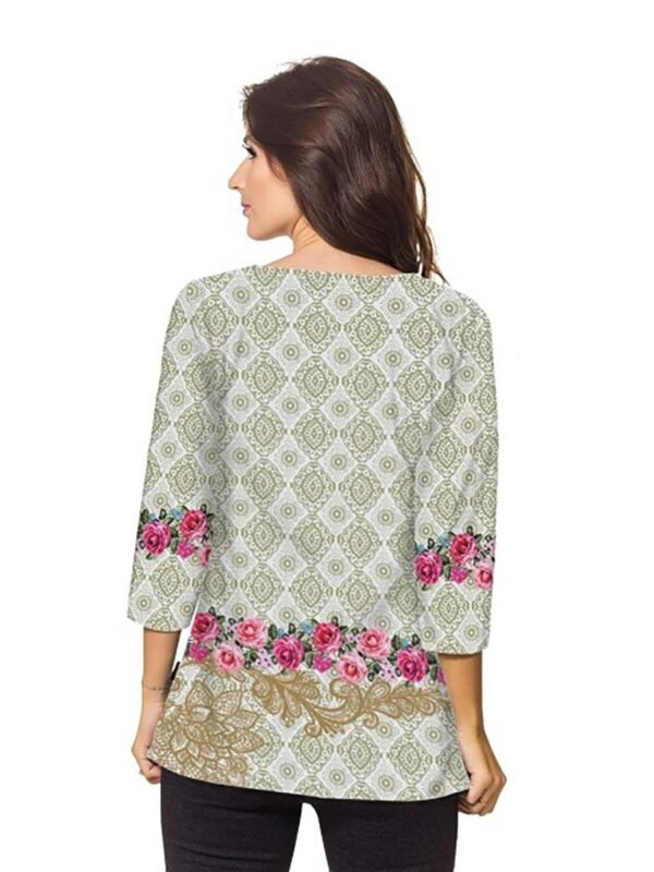 Baby look 3/4 moda católica Nossa Senhora das Graças
