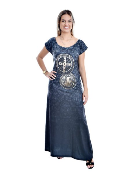 Vestido com Imagem da Medalha de São Bento