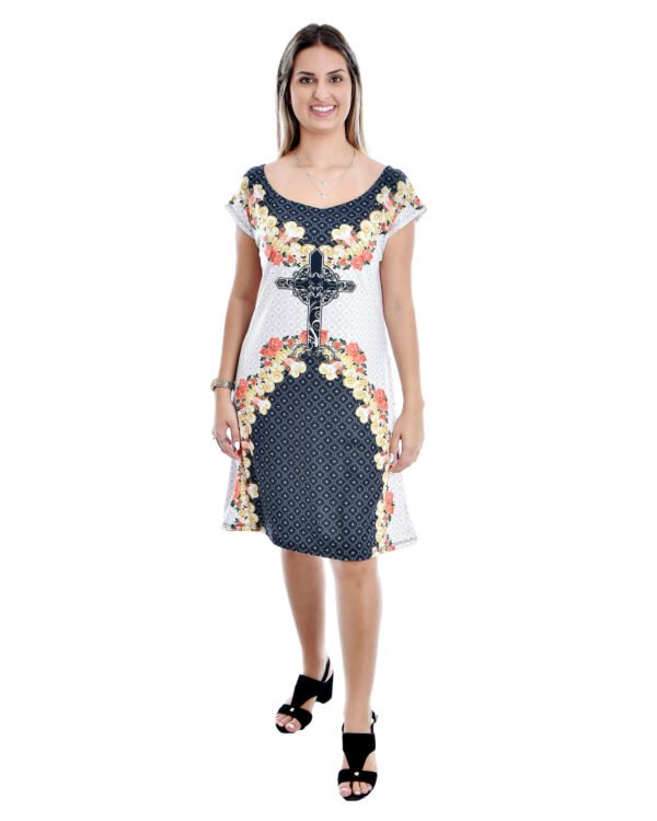 Vestido com a Imagem da Cruz Sagrada