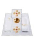 CONJUNTO DE ALFAIA CRUZ COM TRIGOS