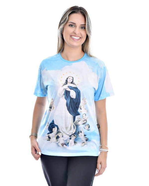 Baby look com Imagem da Nossa Senhora Da Conceição