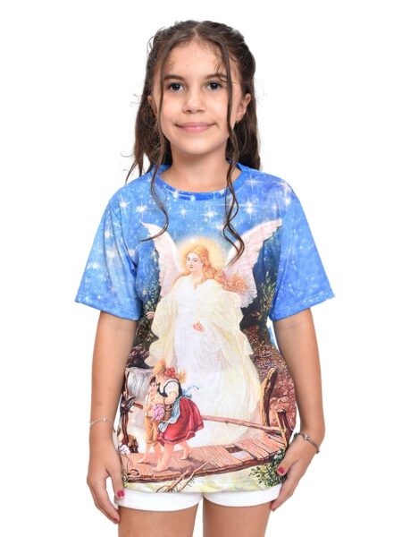 Camiseta Infantil Anjo da guarda