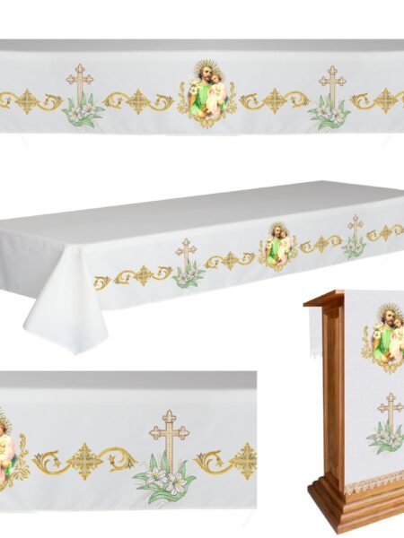 Kit 2 Pç Toalha Para Altar São José